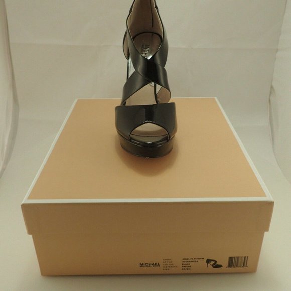 NIB Michae Kors 40T5AIHS2A Black Ariel Heels 9.5 - Picture 4 of 8